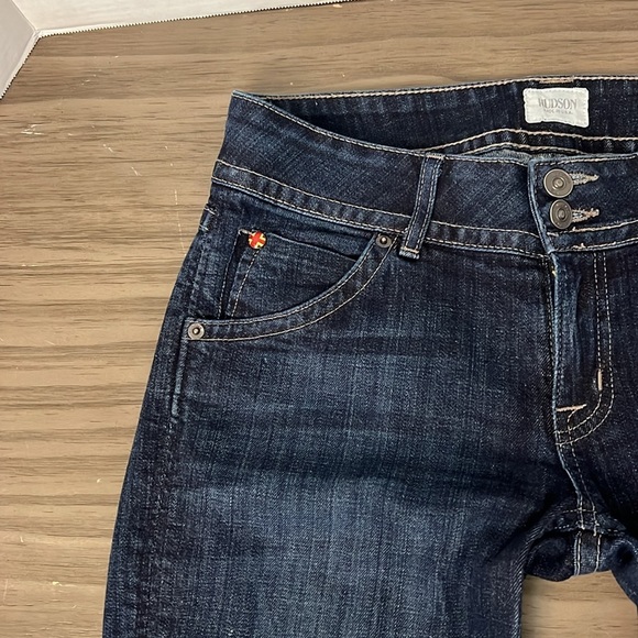 HUDSON LOW RISE SIGNATURE BOOTCUT DENIM  JEANS 27 - Picture 4 of 16